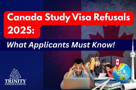 Why Canada Study Permits Are Being Refused in 2025 - Explained by Trenity Consultants