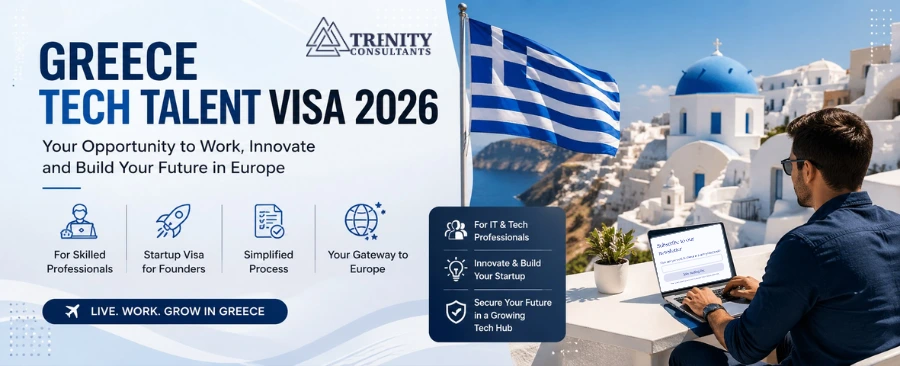 Greece Tech and Talent Visa 2026 - apply with the best best Greece visa consultants in Abu Dhabi, UAE - Trenity Consultants