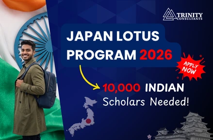 Japan's LOTUS Program 2026 offers Indian scholars up to ₹25.6 lakh funding. Explore eligibility, application steps, and Japan student visa support with Trenity Consultants.
