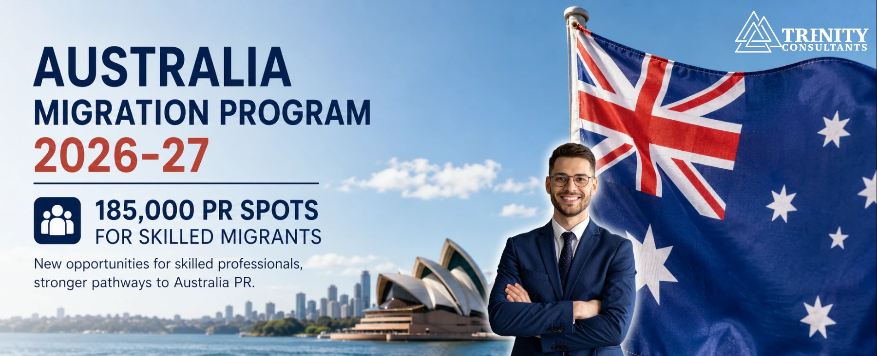 Australia Migration PR Program: Australia Opens 185,000 PR Places for Skilled Migrants in 2026–27
