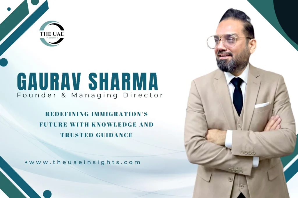 Mr. Gaurav Sharma—Founder and Managing Director—Trenity Consultants—Top Immigration Consultants in the GCC