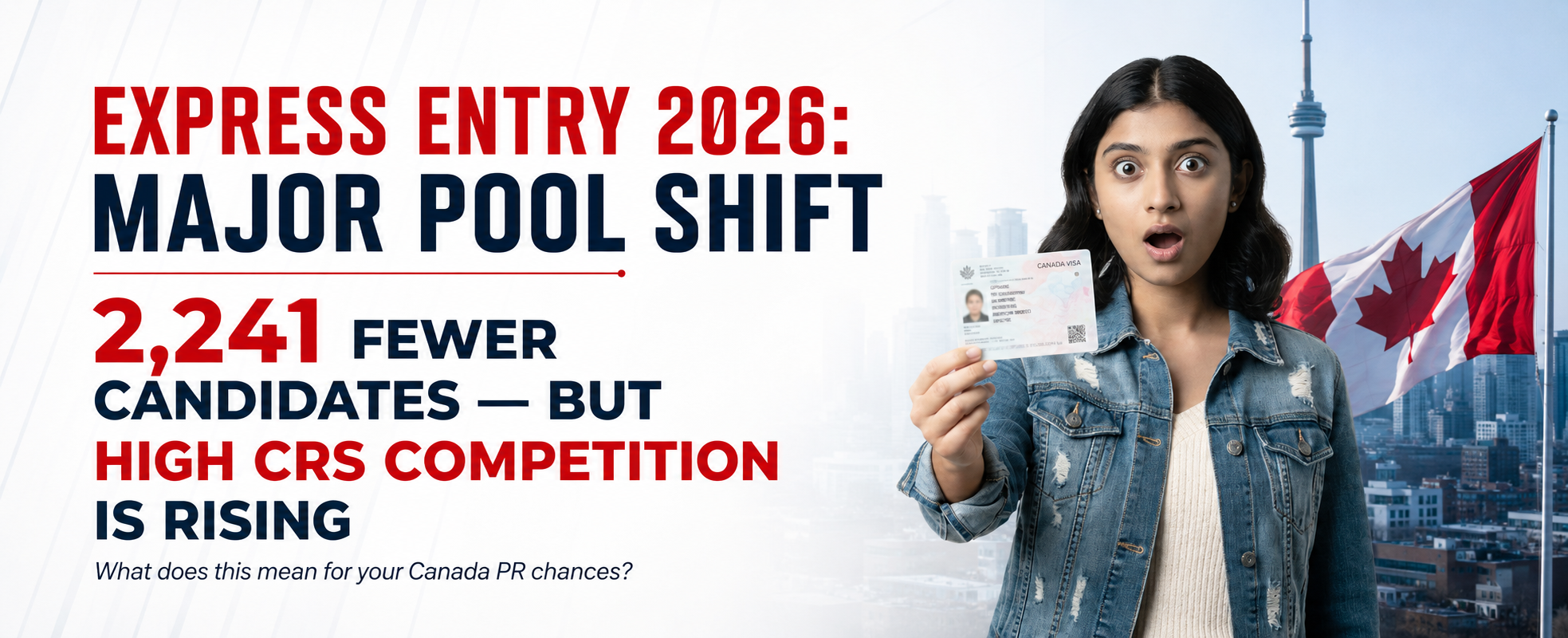 Express Entry CRS Score 2026: What the Latest Pool Data Means for You