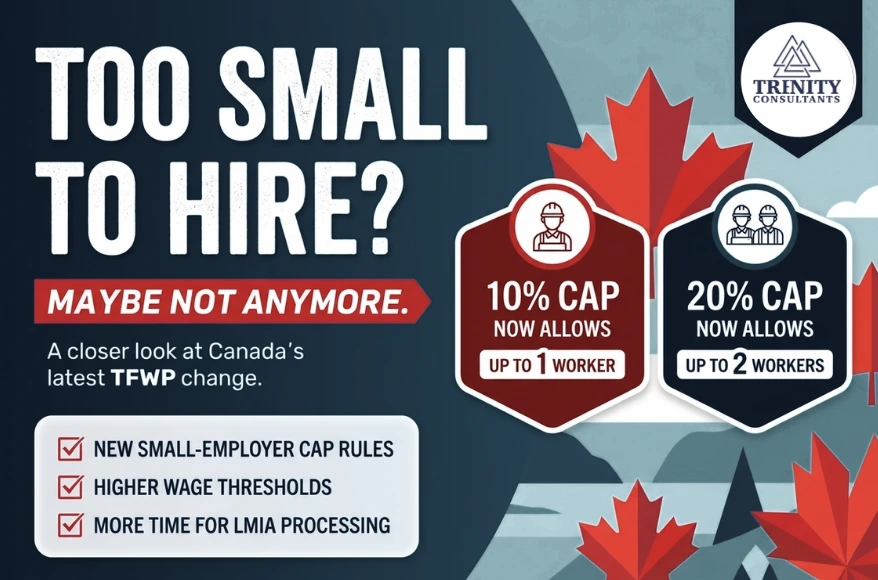 Canada's TFWP rules changed on Aug 18, 2026. See how the new small-employer cap works, who qualifies, and what it means for your work permit.